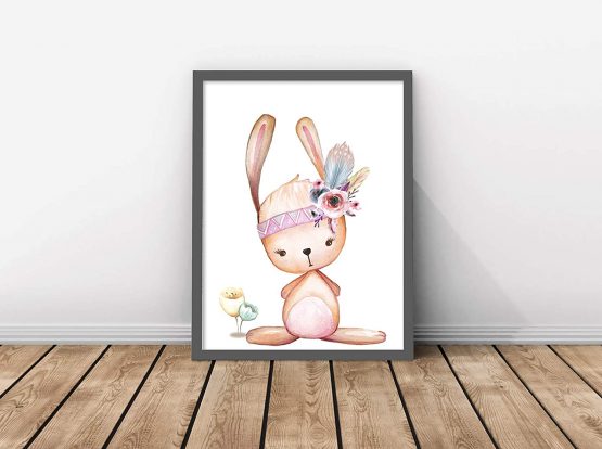 artpin® Children's Room Unicorn Poster A4 Pictures Baby Room Decorative Girls Set of 3 Pictures Wall Art P57 - Image 4