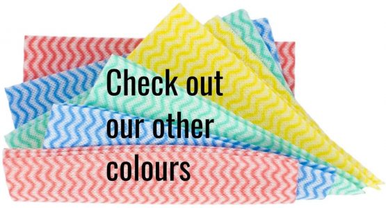 50 Large Green Disposable Cleaning Cloths |"J Cloth Style." | Made With 30% Wood Pulp | 50cm x 34cm | Also Available in packs of 100, 200 and 500 - Image 2