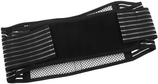 ENET Magnetic Lower Back Tourmaline Waist Support Belt Self Heating Double Pull Backache, 85-106cm L - Image 2