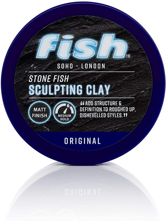 Fish Original Stone Fish Sculpting Clay - For Roughed Up and Dishevelled Styles 1 x 70 ml - Image 2