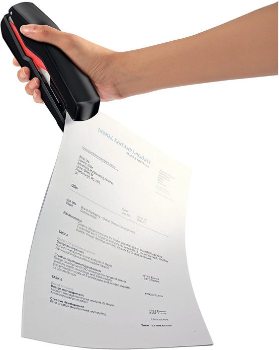 Rapid Stapler, 30 sheet capacity, SuperFlatClinch, Black/red, Effortless Omnipress, High quality ergonomic body, Includes staples, SO30, 5000547 - Image 3