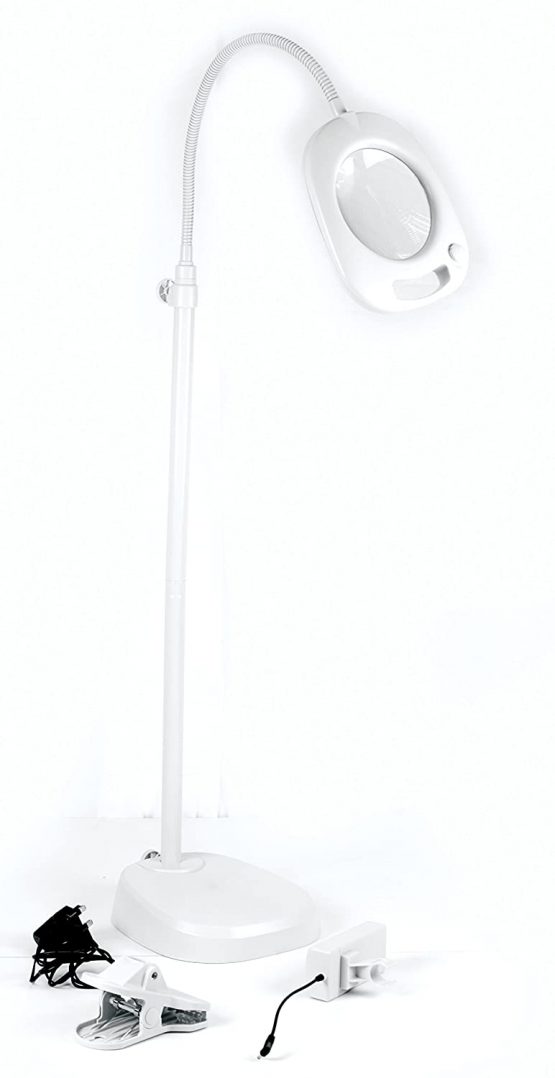 Purelite 3-in-1 Magnifying Lamp, Plastic - White - Image 2