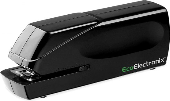 EX-25 Automatic Heavy Duty Electric Stapler - Includes Staples, Power Cable and Lifetime Coverage by EcoElectronix - Jam-Free Design, 25 Sheet, Full-Strip Staple Capacity, For Professional and Home Office Use