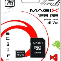 Magix Micro Sd Card 128GB Hd Series Class10 V10 + Sd Adapter Up To 80MB/S