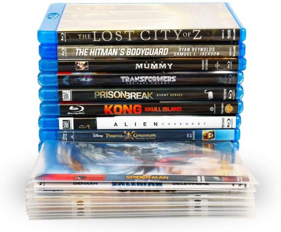 3L Blu Ray Storage Bundle Pack - 50 BluRay Sleeves & 2 Blu-Ray Binders / Holder - High Quality Black Binder - 10265 - Image 4