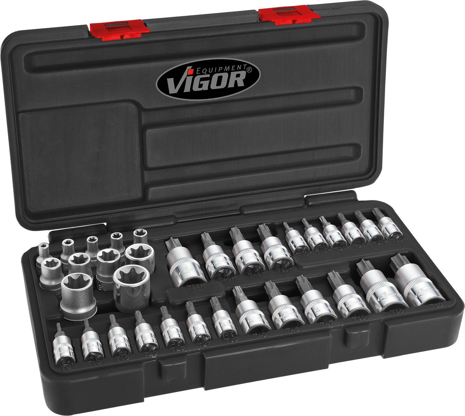 Vigor V1781 Torx Socket Set, Variety Pack