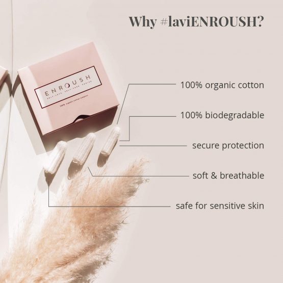 Organic Cotton Tampons (Mix 10 Mini + 12 Normal + 10 Super