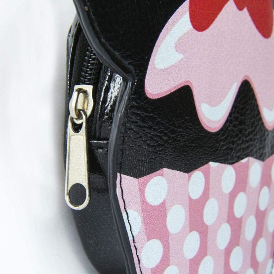 ARTESANIA CERDA Women's Cartera Monedero Minnie Portfolio, Black (Black), 12.0 X 12.0 X 2.5 cm - Image 3