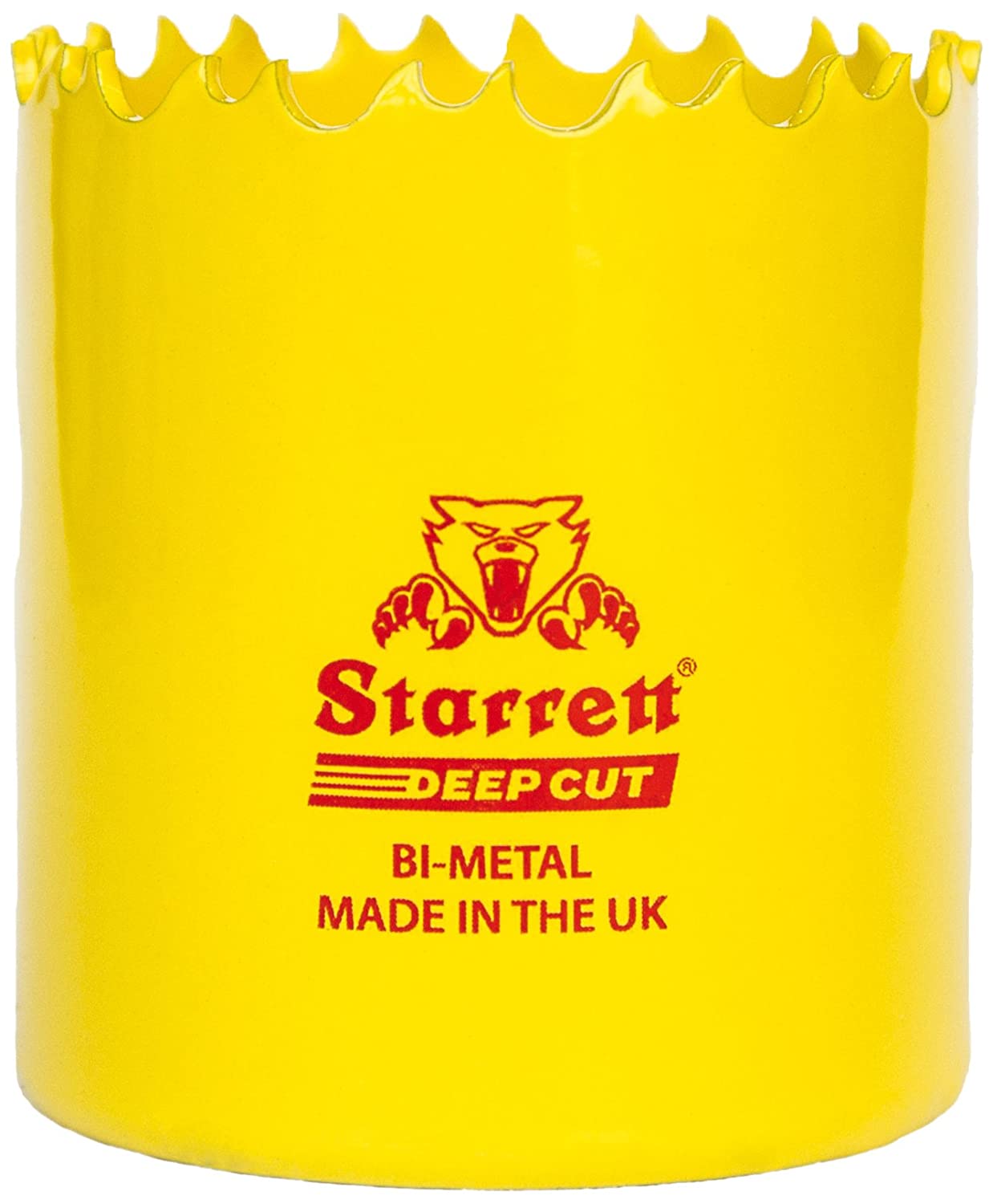 Starrett Deep Cut Hole Saw, DCH0238 Heavy Duty Bi-Metal with Extra Cobalt HSS Teeth
