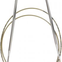 Addi Circular Knitting Needle, Metal, Silver, 4 mm