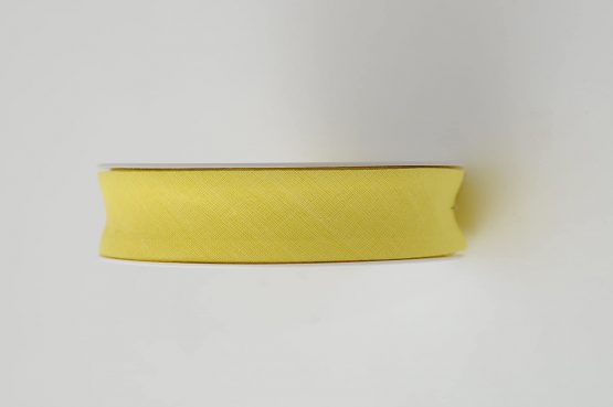 Inastri 25/5/5 mm Cotton Bias Binding, Yellow - Image 4