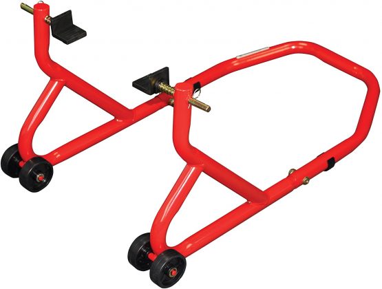 BikeTek Motorcycle Rear Paddock Stand Series 3 Red