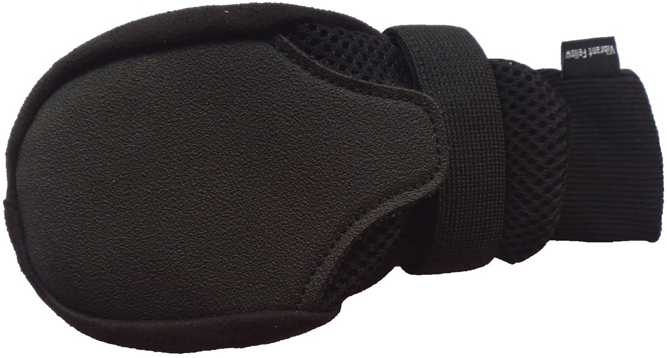 Vibrant Fellow Paw Protector Dog Boots Breathable Protective and Skid-proof Colour Black Set of 4 Size XL - Image 2