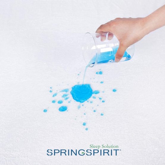 SPRINGSPIRIT Bamboo Mattress Protector King Waterproof Mattress Cover Deep, Smooth, Ultra Soft and Breathable - Image 3