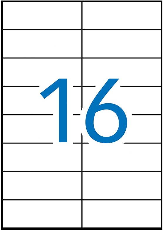 APLI 12922 – Permanent White Labels 105.0 x 37.0 mm 10 Sheets - Image 2