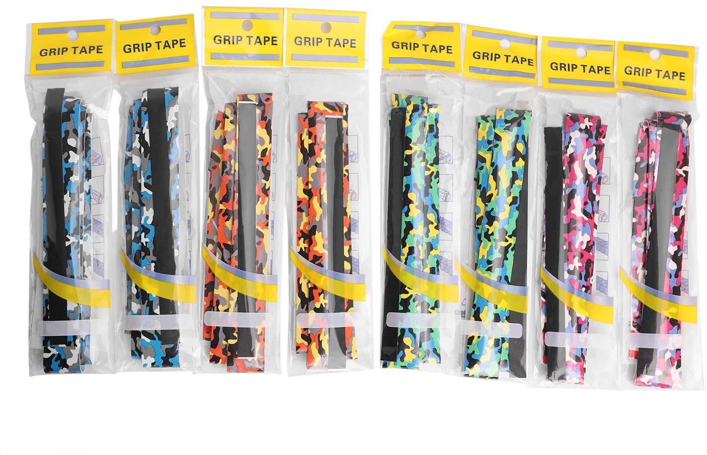 YJZQ 5Pcs Tacky PU Raquet Grips Tennis Badminton Squash Racket Overgrip ...