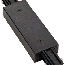 SLV Longitudinal Connector for Single Phase HV-busbar, Black, with Feed Capability, Metal