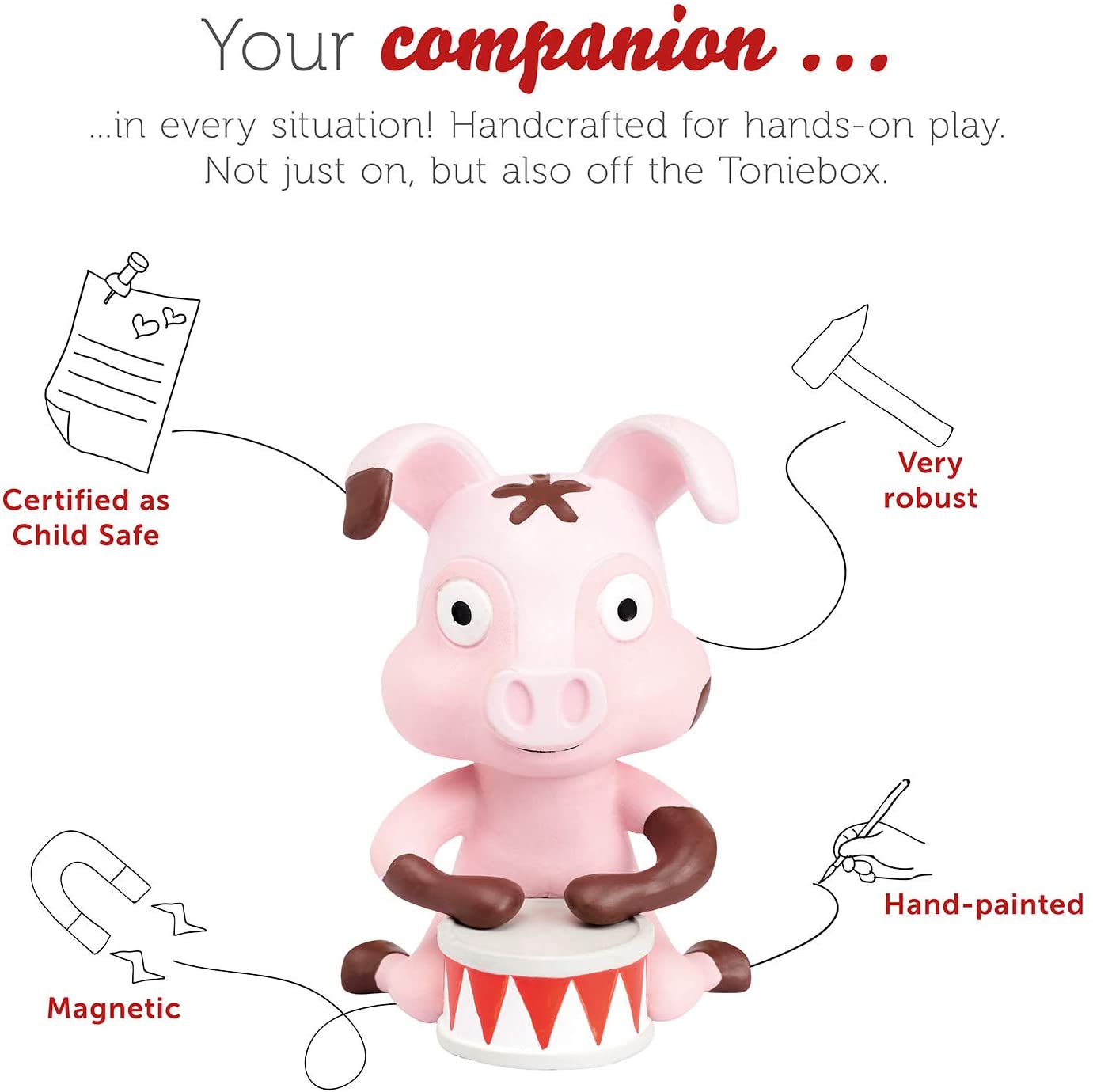 tonies® audio characters - MUSIC TONIE Animal Songs - tonie Figurine for TONIEBOX Audioplayer Device English Language - Image 3
