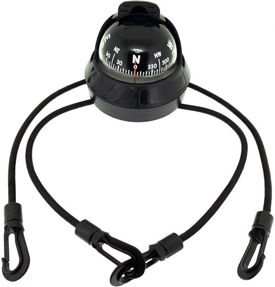 Sun Company SeaTurtl Kayak Compass - Full-Size Mountable Marine Compass with Adjustable Hood