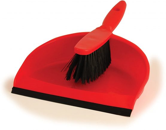 Professional Dustpan & Brush Set - Red - Soft bristles - Contico - WPSORE - Image 4
