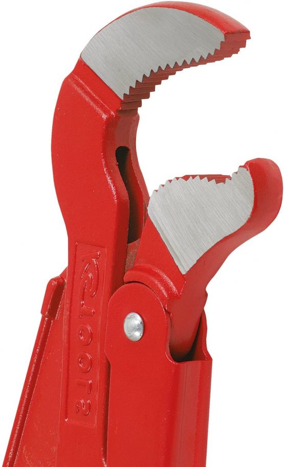 KS Tools 113.0500 Swed. pattern pipe wrench 45°angled,1/2" - Image 3