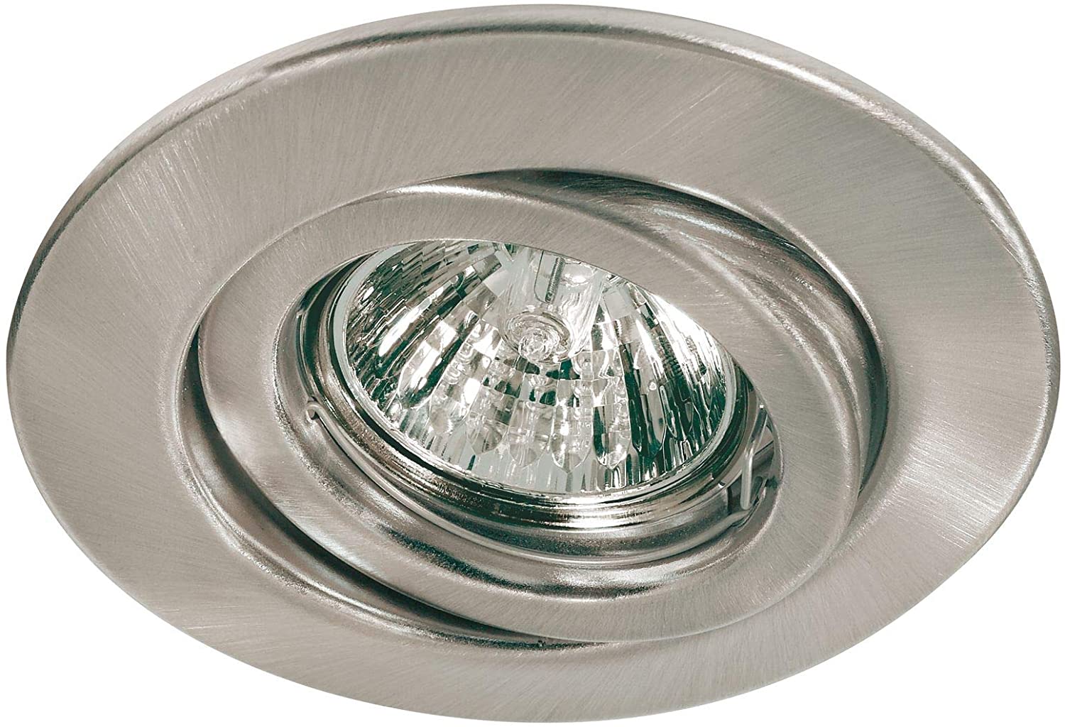 Paulmann 98968 Quality Recessed Light swiveling max 50W 12V GU5,3 110mm Brushed Iron Sheet Steel