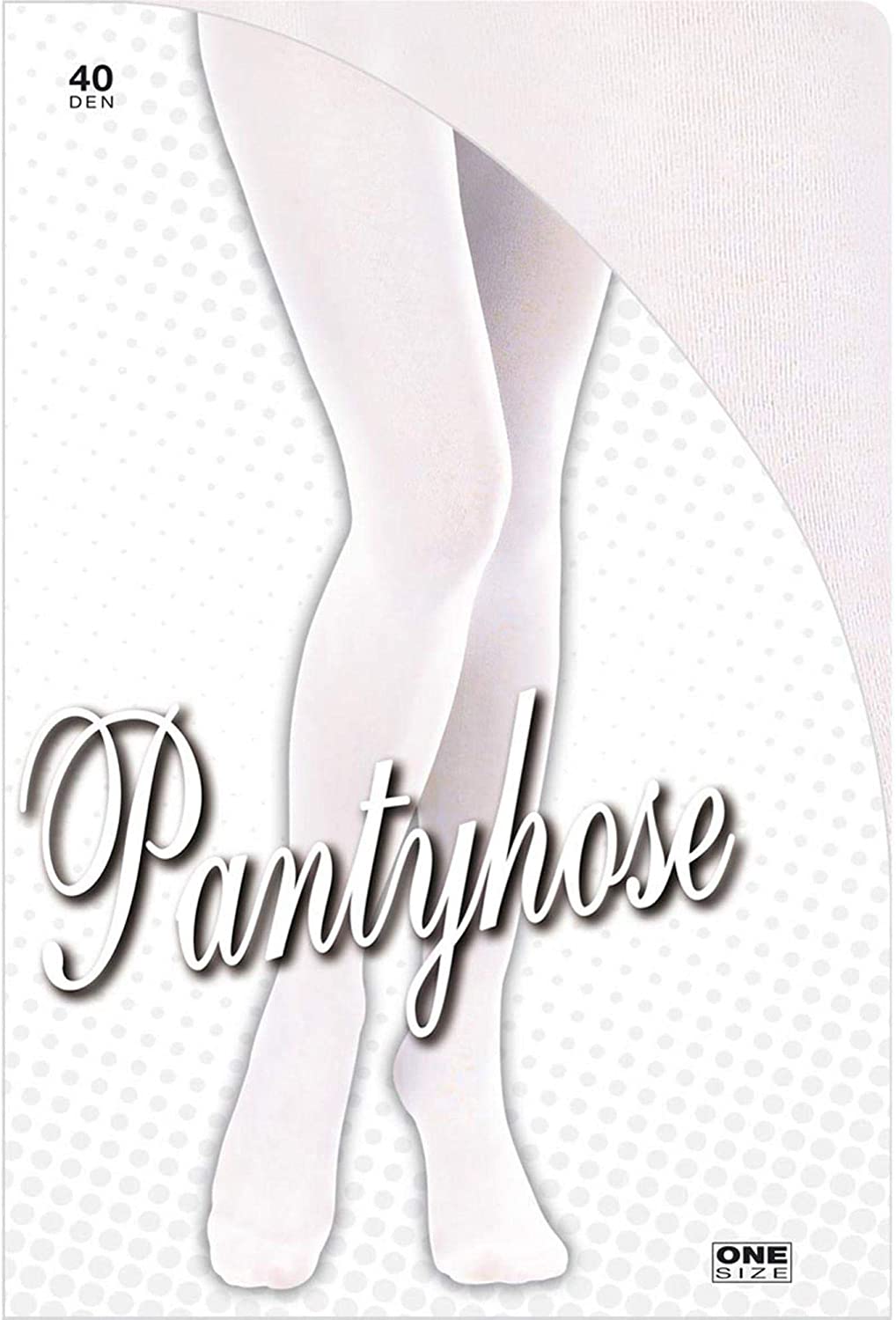 Pantyhose White Accessory for Lingerie Fancy Dress - Image 2