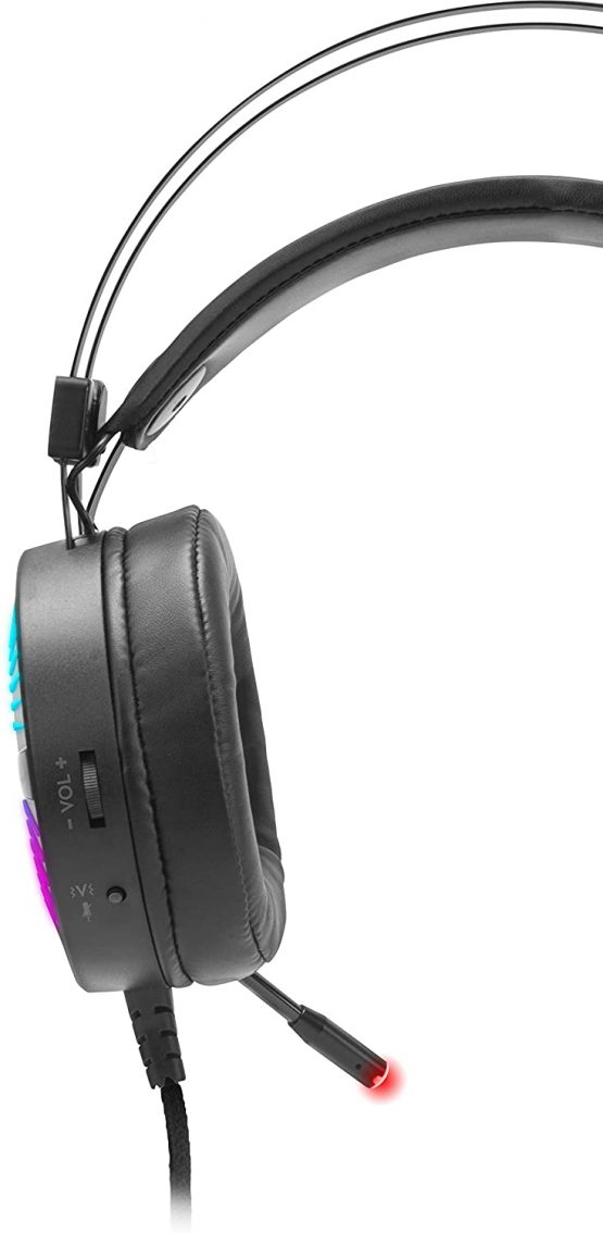 Speedlink Quyre RGB 7.1 Gaming Headset - Gaming Headset with 7.1 Surround Sound (Customizable Sound - RGB Lighting with 16.7 Million Colours - 20Hz - 100kHz for PC/Notebook/Laptop Black - Image 3