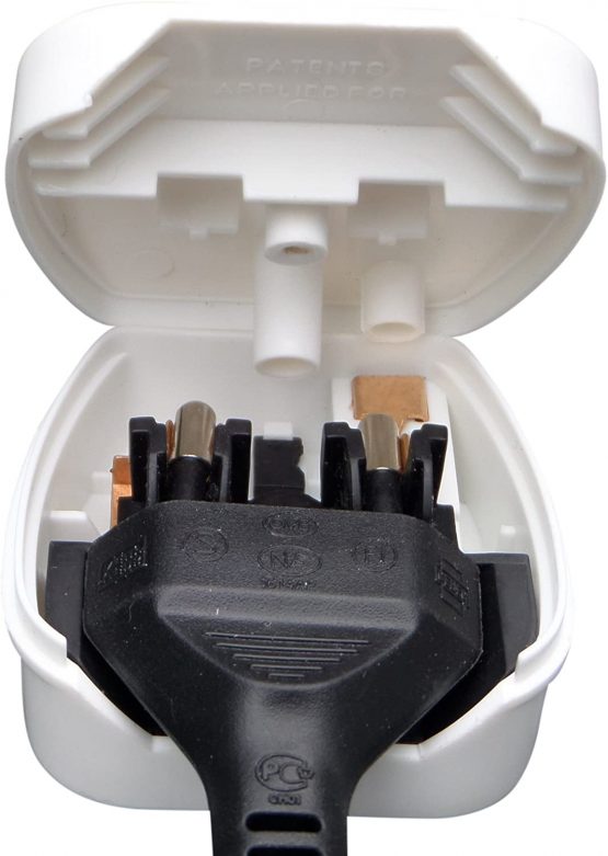 ShaniTech Euro Europe EU Plug to 3 Pin UK Plug Fused Converter Mains Socket Adapter - Image 3
