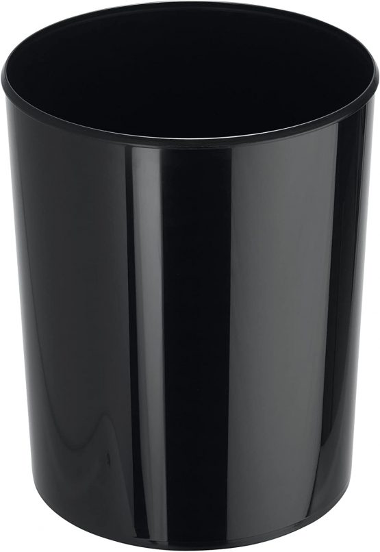 HAN 18130-13, i-Line waste bin. Modern, stylish. Elegant and glossy, premium quality, 13 litres, black