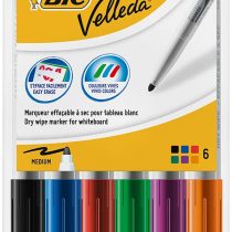BIC Velleda 1741 Whiteboard Pens - Assorted Colours, One pack