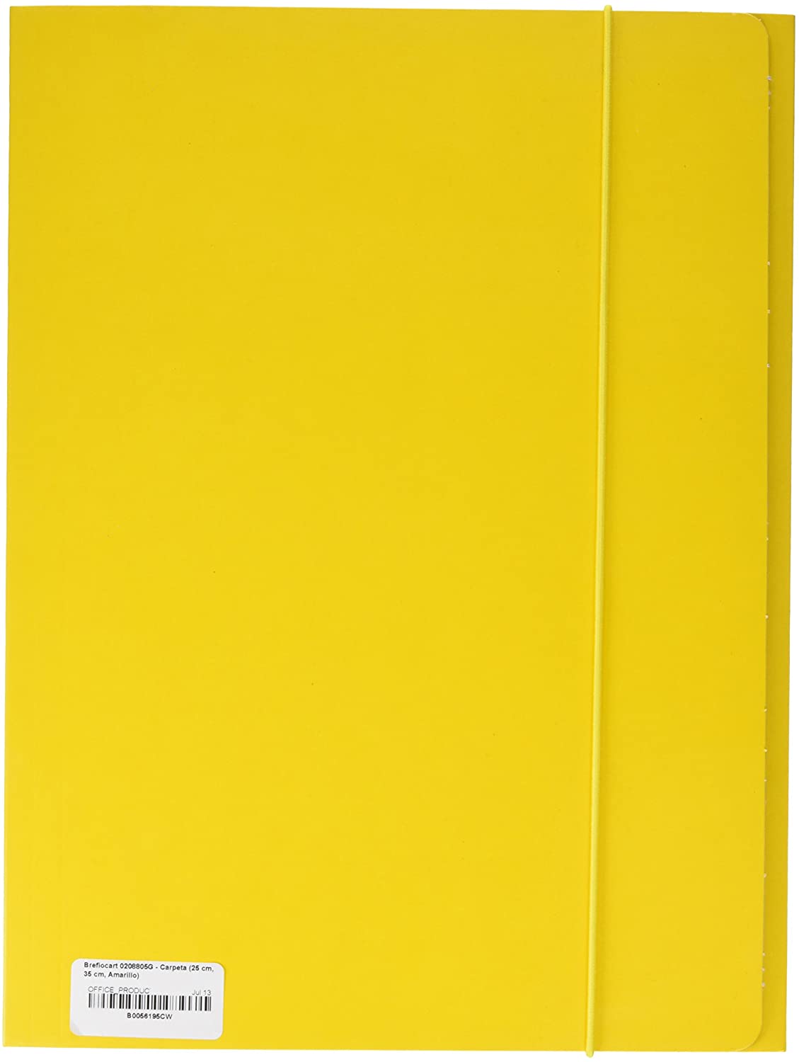 Brefiocart 0208805G - Folder (25 cm , 35 cm , yellow) , pack of 10
