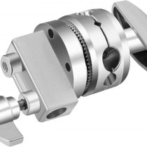 Neewer Multi Functional Heavy Duty 2.5-inch Grip Head Swivel Head Holder Mounting Adapter for Light Stand, Extension Boom Arm and Other Photographic Equipment with 1/2,1/4,3/8,5/8-inch Mount (Silver)