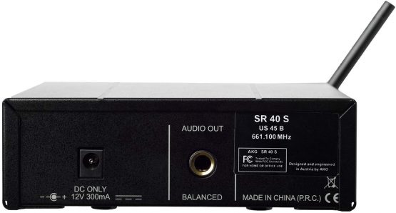 AKG WMS40 Mini Wireless Vocal System, ISM2/CH70 - Image 4