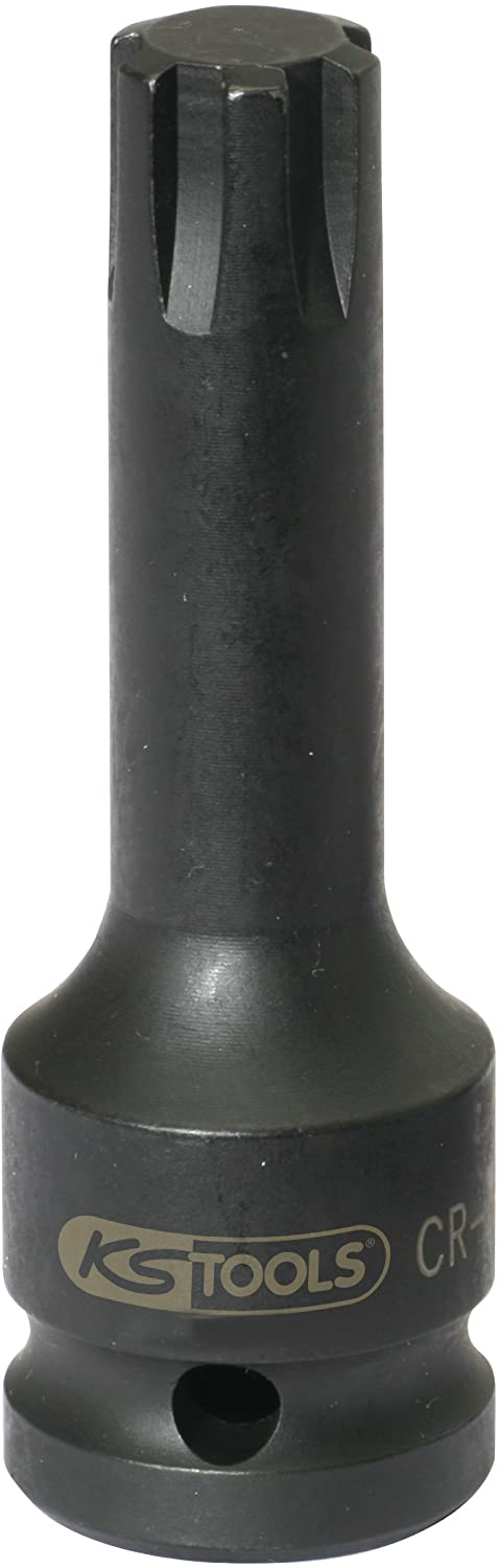 KS Tools 911.0935 1/2-inch M4 Impact Socket Ribe Long