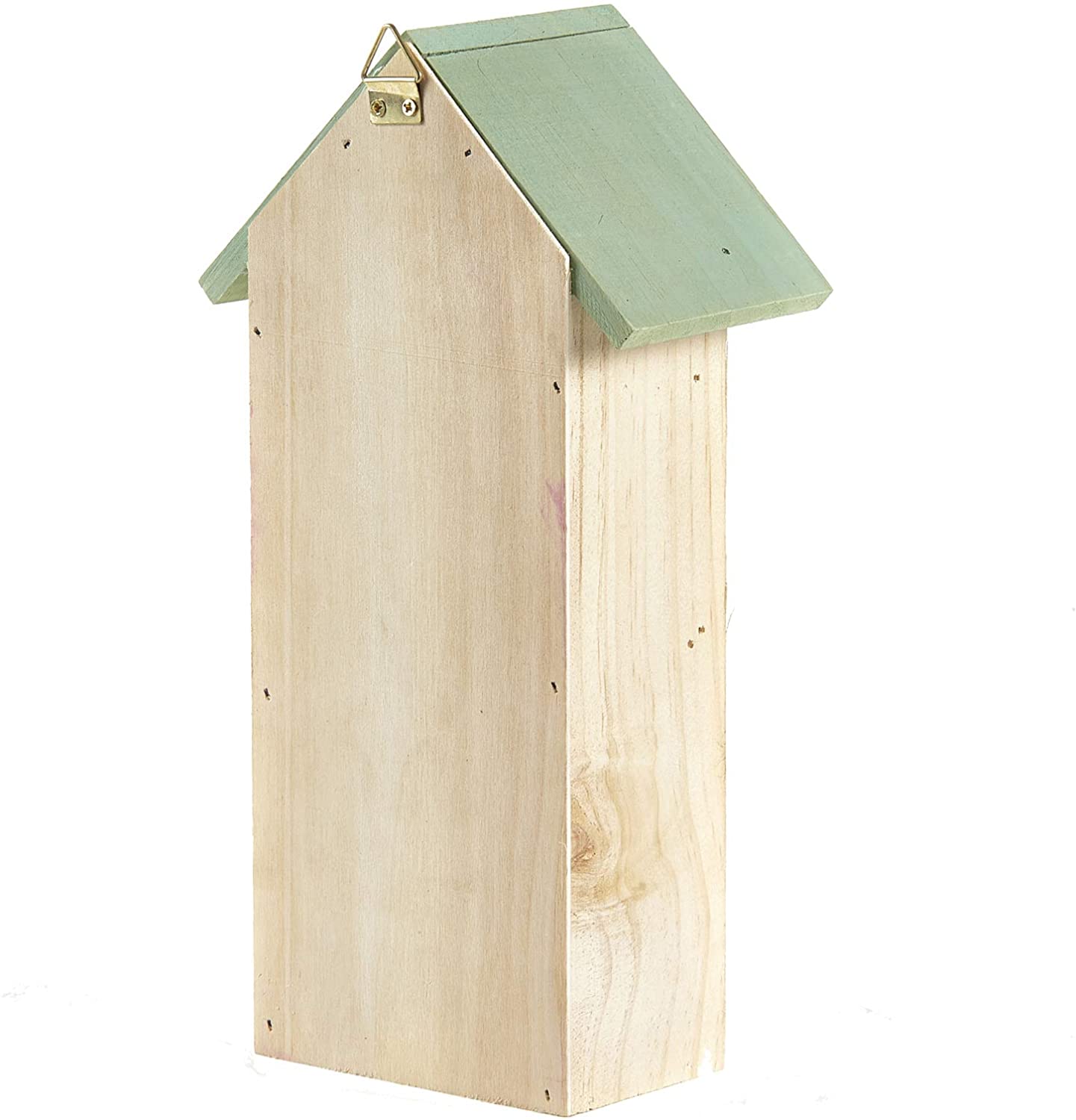 Pet Ting Wooden Insect Bee House Natural Wood Bug Hotel Shelter Garden Nest Box 26cm,Beige - Image 3