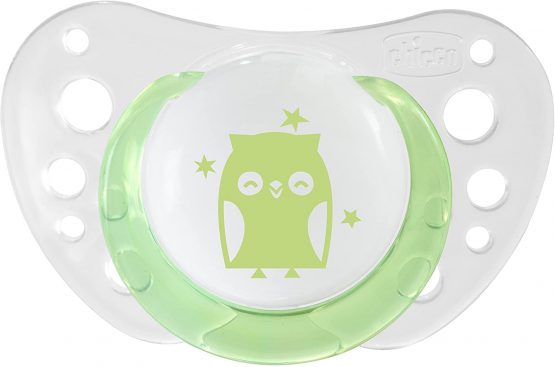 Chicco Physio Air Lumi Silicone Soother - 6 to 12 Months (2 Pieces, Multicolor) - Image 3