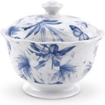 Portmeirion 421486 Botanic Blue Covered Sugar