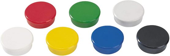 Dahle 38mm Magnet - White (Pack of 10) - Image 2