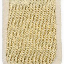 Bamboo and Natural Sisal Massage Mitt, Exfoliation and Cleansing Glove with Ultra-Soft Bamboo and Sisal Fibres