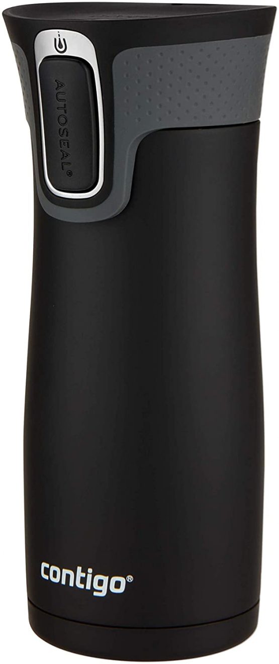 Contigo West Loop Autoseal Thermal Mug, Stainless Steel Insulated Mug, Coffee Mug To Go, BPA free, leak proof travel mug with easy-clean lid, keeps drinks hot for up to 5h, 470 ml - Image 2