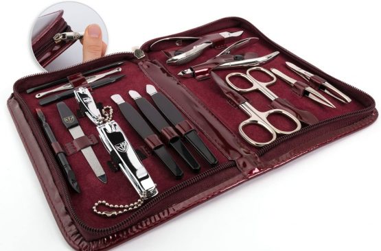 THREE SWORDS | Exclusive 16-Piece MANICURE - PEDICURE - GROOMING - NAIL CARE set / kit / case | VARIOUS DESIGNS | Brand quality by THREE SWORDS (000422) - Image 3