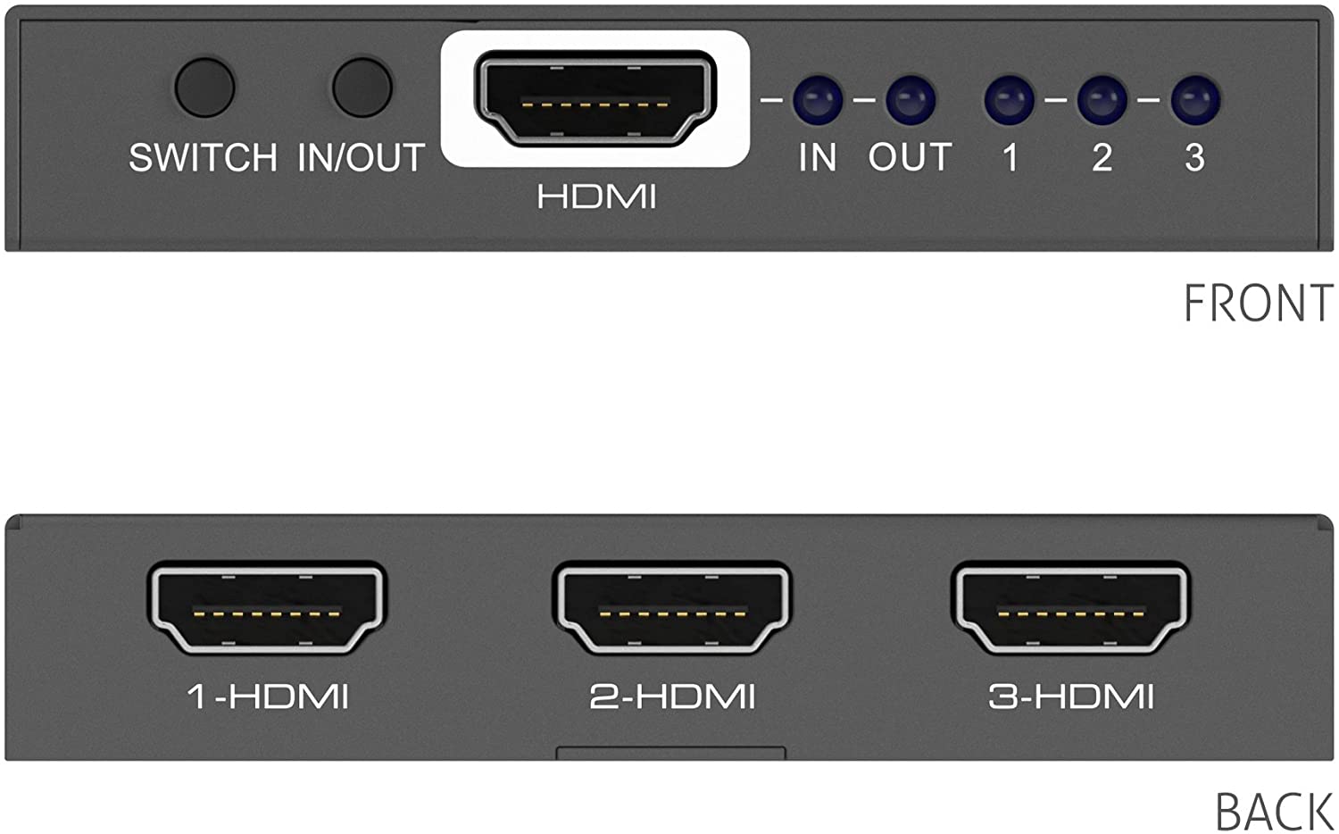 PureLink Pure Tools Dual Directions - HDMI Splitter for TV Monitor Splitter - (NW-HD3 O (Pt, HDR - Image 4