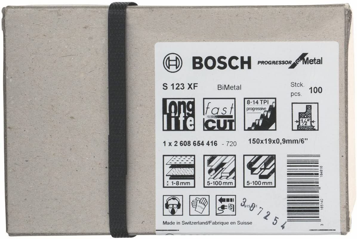 Bosch 2608654416 Sabre Saw Blade, White, 17.1cm x 11.5cm x 3.2cm - Image 2