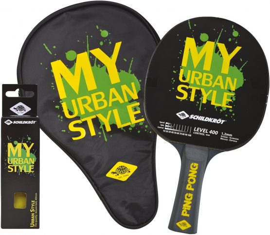 Donic-Schildkröt My Urban Style 788485 Table Tennis Gift Set 1 Bat 3 Balls Racket Cover - Image 2