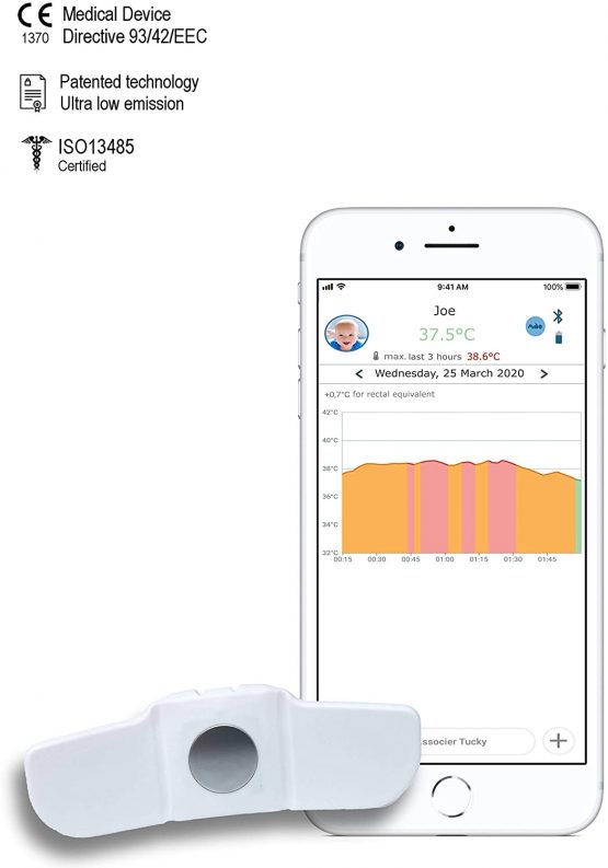 Tucky Wearable Connected Thermometer - Image 2