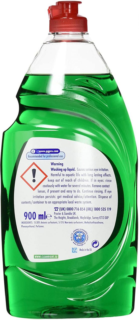 Procter & Gamble BB043-75 Fairy Washing Up Liquid, 900 mL (Pack of 6) - Image 2