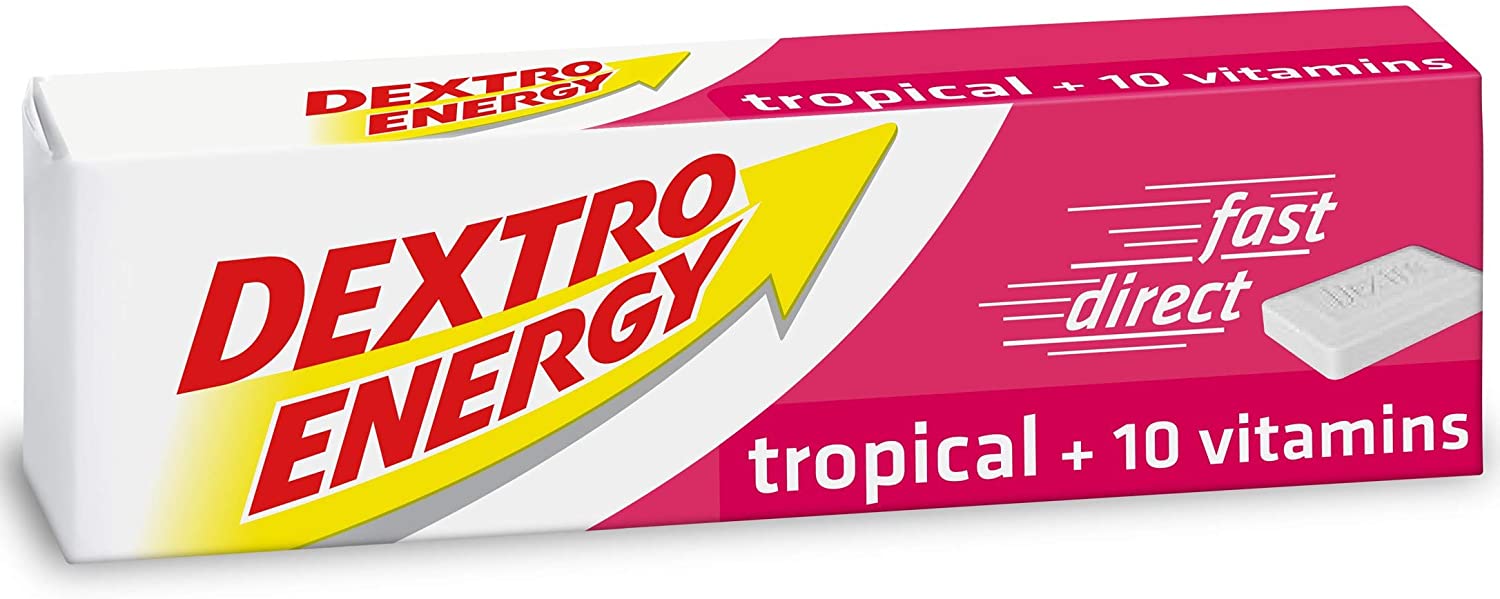 Dextro Energy Tropical Glucose Tablets, 14 count (Pack of 24)