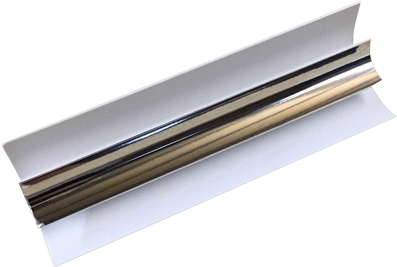 Black, Silver, White 5mm External Corner Trim 2.6m Bathroom Wall Panels Ceiling Cladding PVC Wet Wall Trim (Silver)