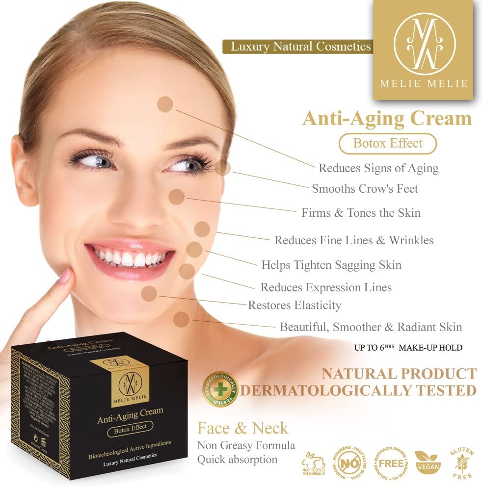 Anti Ageing Cream for Women Botox Effect 50ml Facial Moisturiser